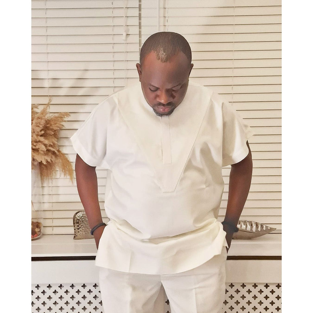 Men African outfit 2 pieces (7 Star Cashmere)