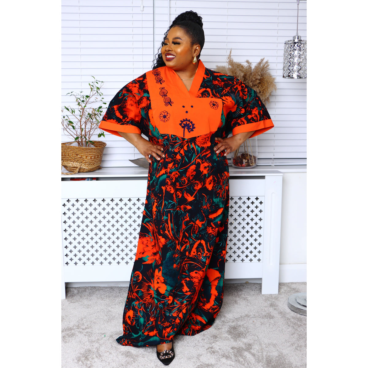 African Bubu Rike Kaftan Dress