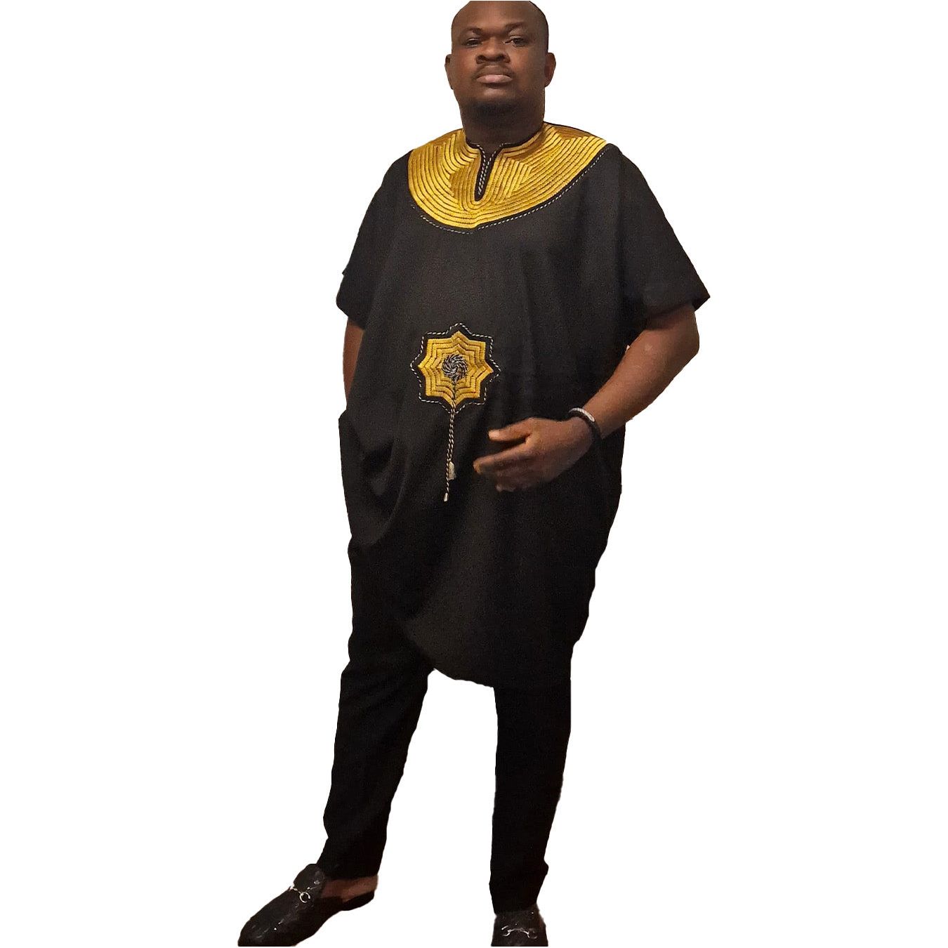 Goldie African Dashiki Kaftan Set by Oge Fashion | Cashmere Blend OgeFashion Goldie African Dashiki Kaftan Set by Oge Fashion | Cashmere Blend OgeFashion