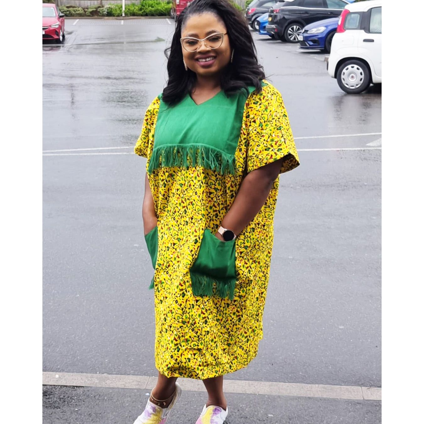 Bola Ankara Dress - Main Image