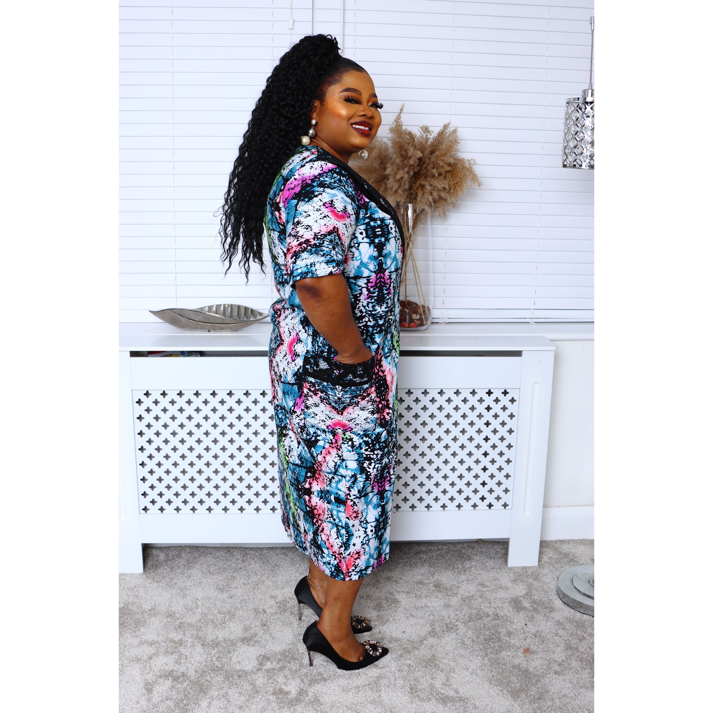 Stephanie Ankara midi dress