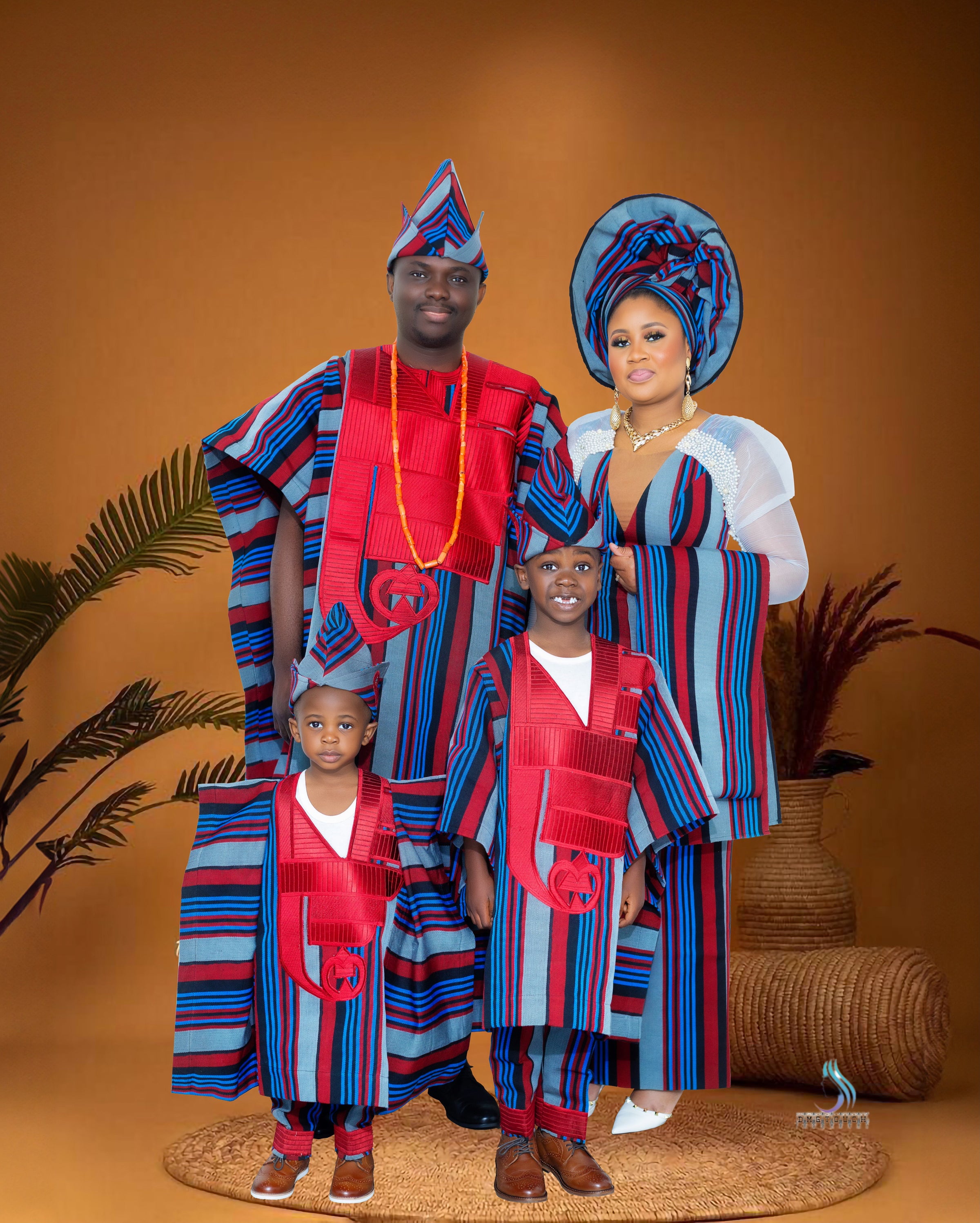 Precy family Aso-oke -Bespoke