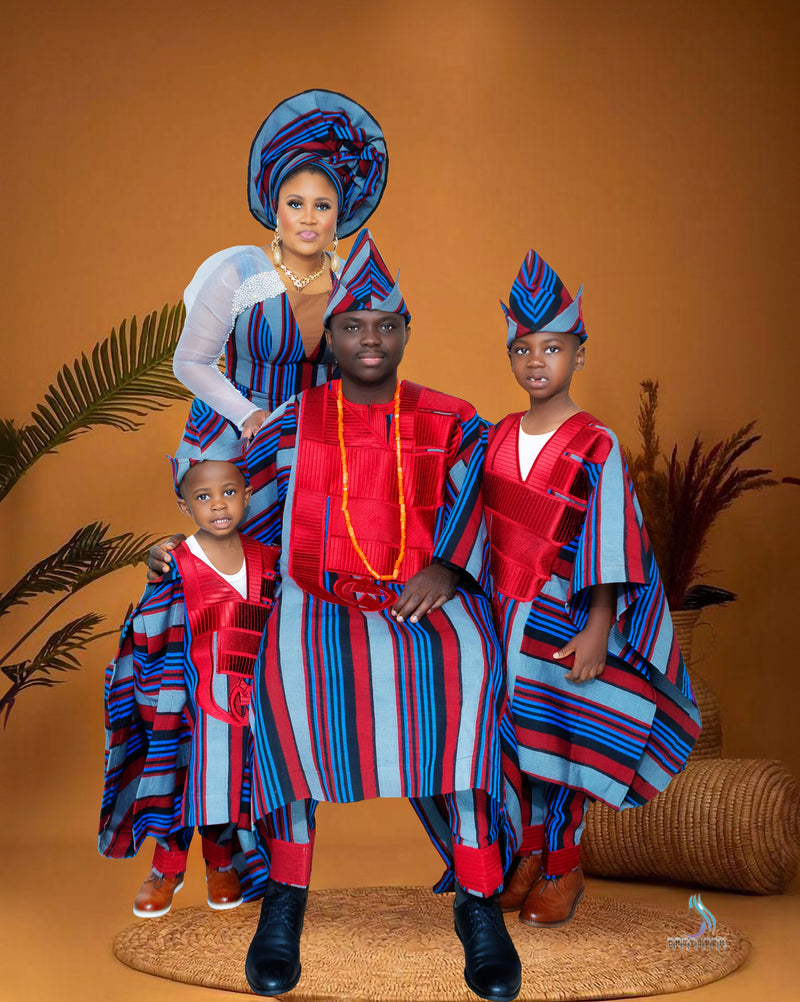 Precy family Aso-oke -Bespoke